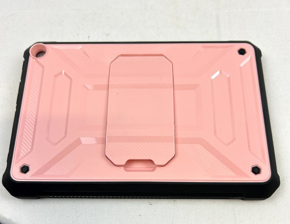 SKU2664 7.5" x 5" Pink Tablet Case with Built-In Screen Protector & Kickstand